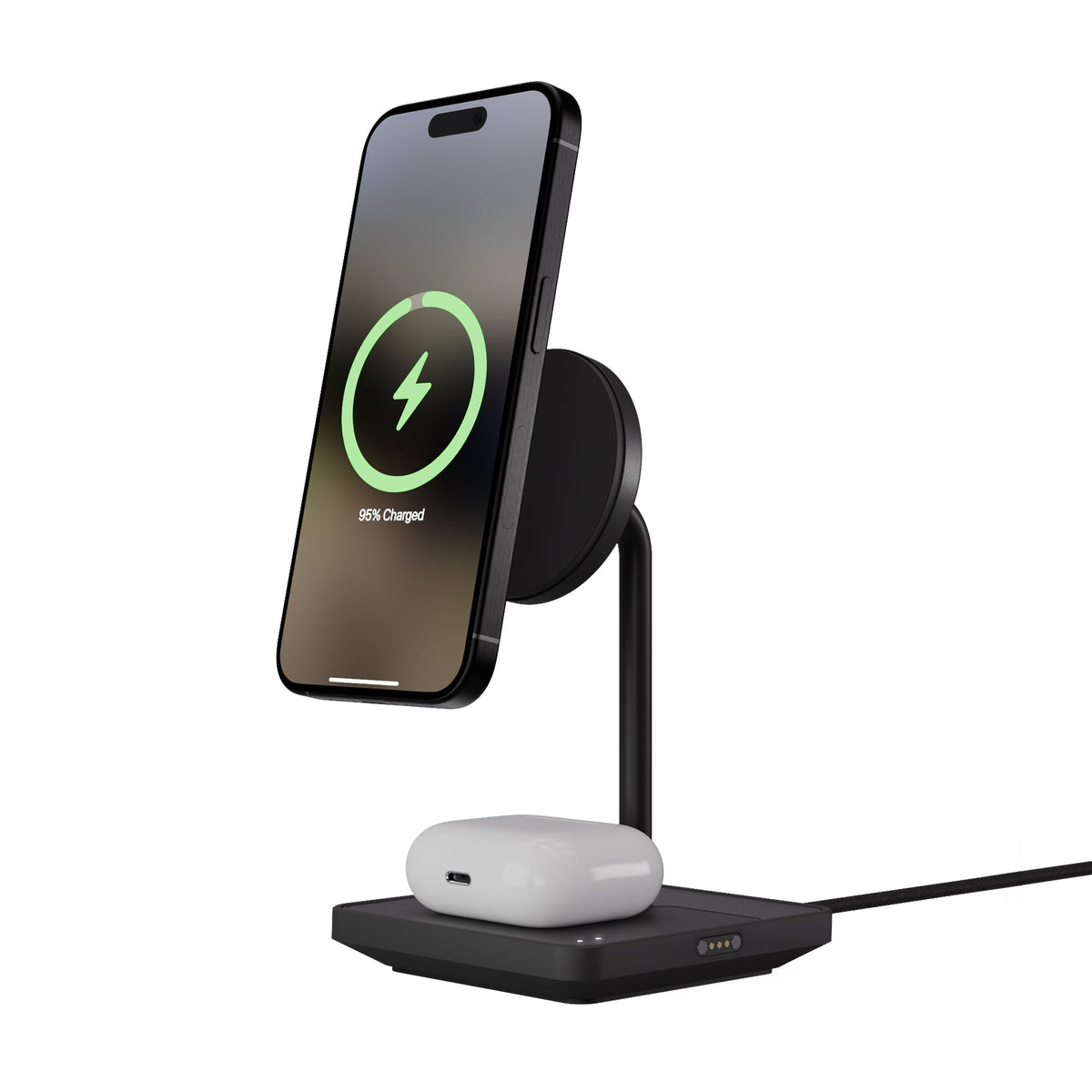 Wireless Charging Stand - Matte Black