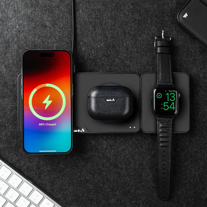 Matte Black Wireless Charging Station