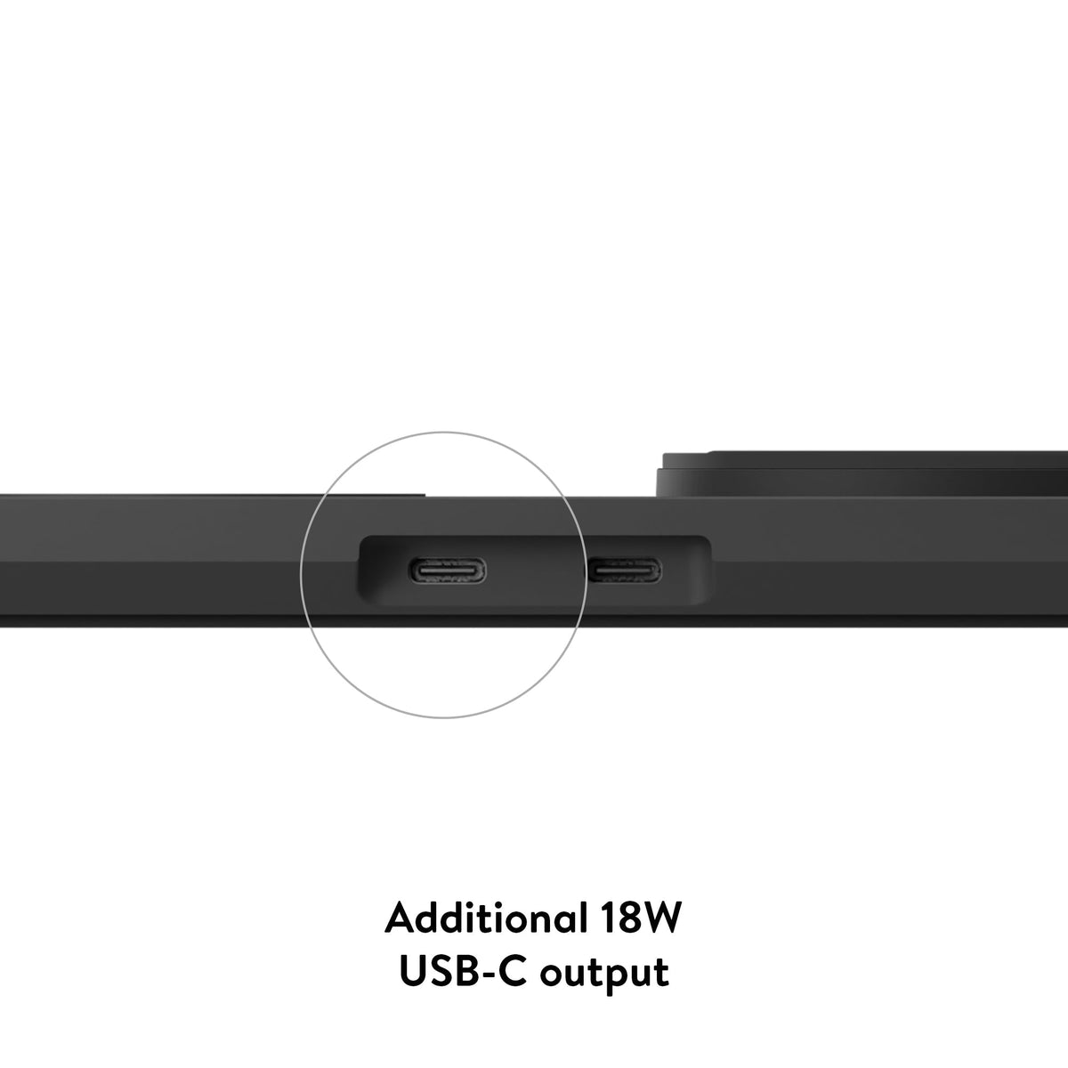 Matte Black Wireless Charging Station