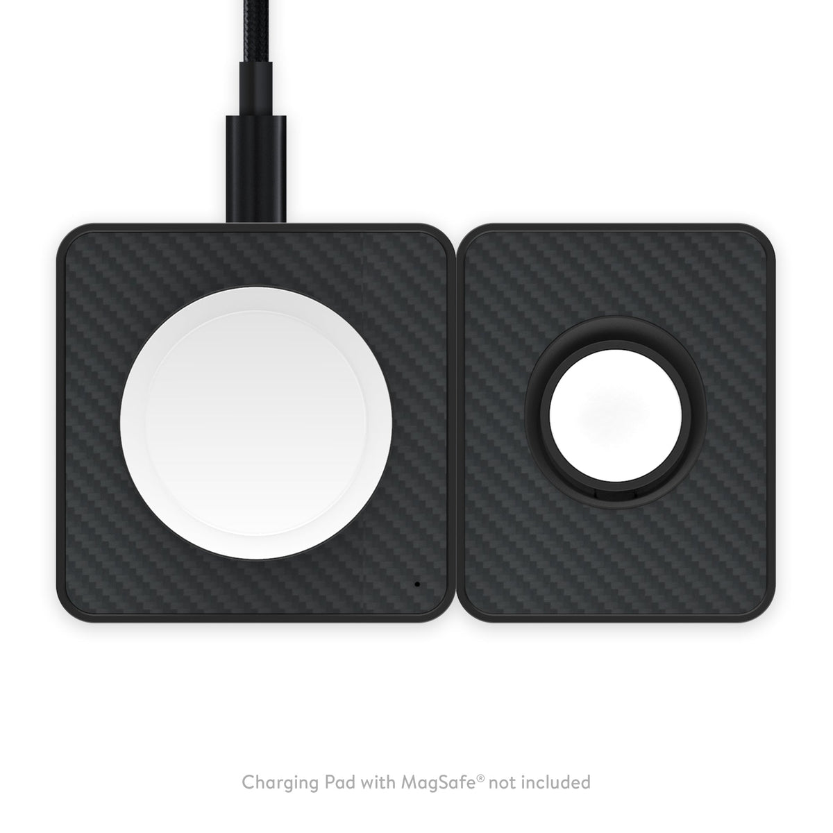 Precision-designed Apple Watch charger for an elevated charging experience. Seamlessly combining style and functionality, this purpose-built dock ensures easy, seamless charging.